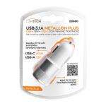 USB 3.1A USB-A 18W + USB-C 20W ΥΨΗΛΗΣ ΠΟΙΟΤΗΤΑΣ METALLON PLUS